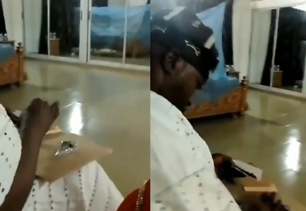 Video purportedly showing Oluwo of Iwo rolling up a joint is ...